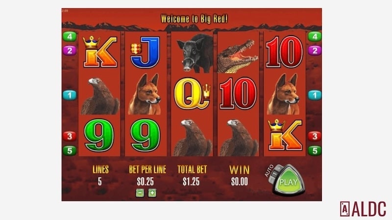 big red pokie review